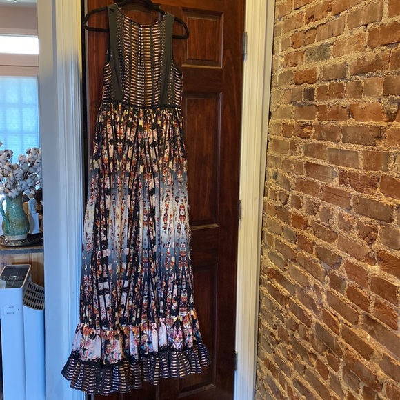 Anthropologie Bhanuni by Jyoti Ruffle Tiered Floral Boho Dress - Picture 5 of 8